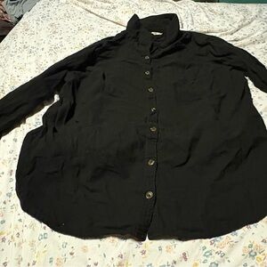 Black Button Down Shirt